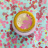 Petite Watercolor Pressed Floral Candle - Blackberry + Coconut
