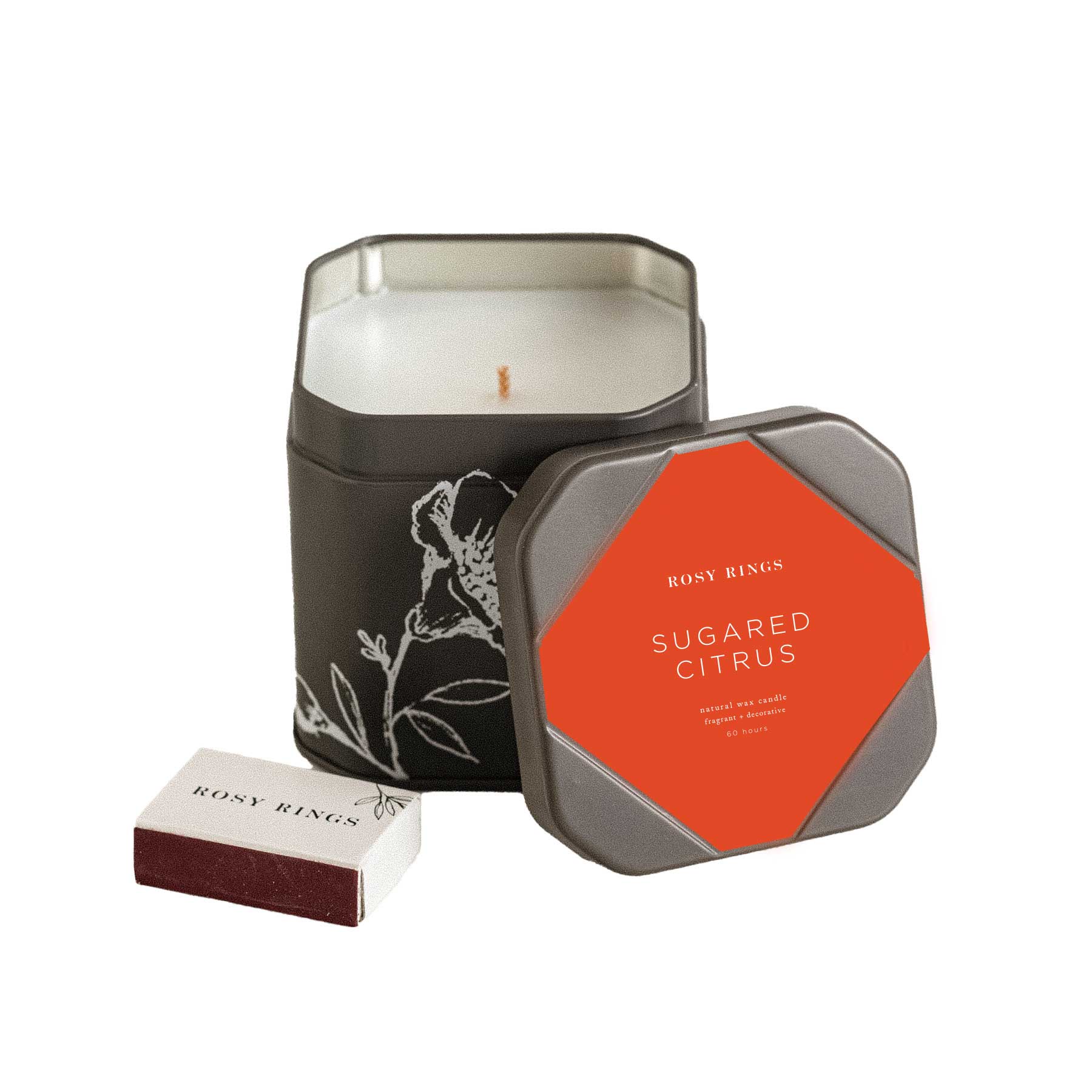 Accent Tin Candle - Sugared Citrus