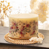 Centerpiece Botanical Candle - Apricot Rose
