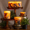 Gold Accent & Signature Botanical Candle Plate