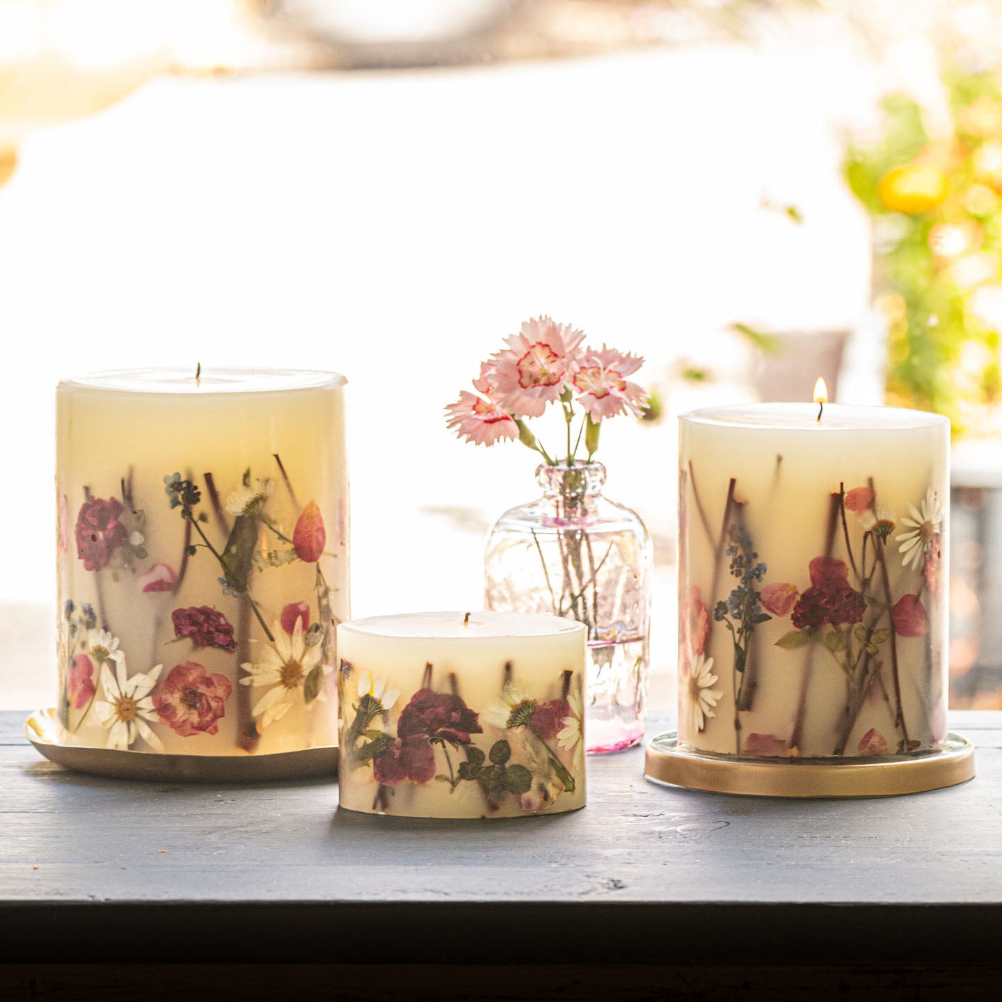 Accent Botanical Candle - Apricot Rose