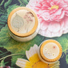 Accent Pressed Floral Candle - Apricot Rose