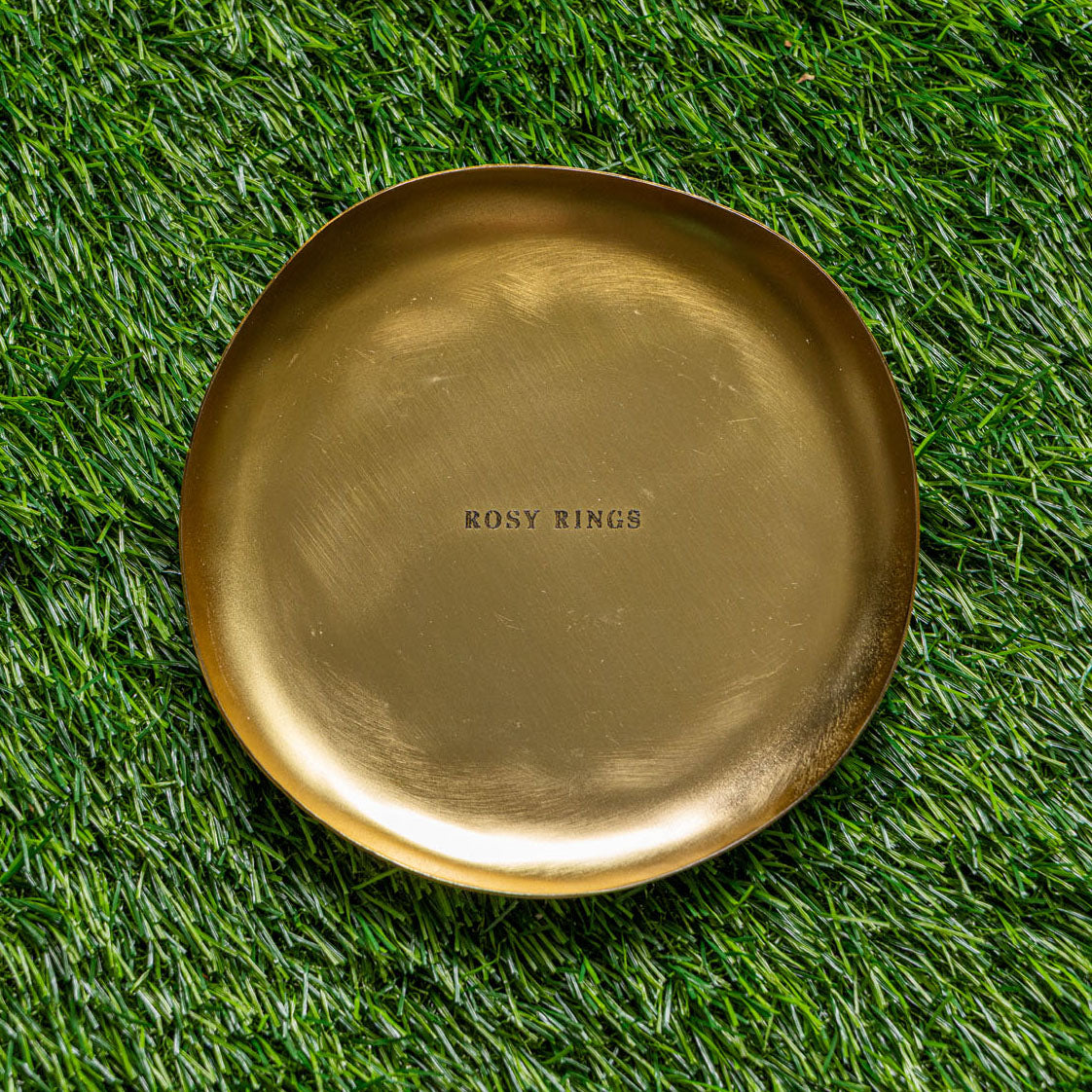 Gold Accent & Signature Botanical Candle Plate
