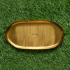 Gold Statement Botanical Candle Plate