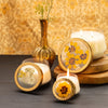 Signature Pressed Floral Candle - Honey Tobacco