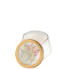 Accent Pressed Floral Candle - Apricot Rose