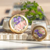Accent Pressed Floral Candle - Roman Lavender