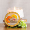 Accent Pressed Floral Candle - Accent Pressed Floral Candle - Sugared Citrus