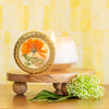 Petite Pressed Floral Candle - Sugared Citrus