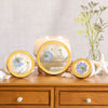 Accent Pressed Floral Candle - Accent Pressed Floral Candle - Sea Salt Mist