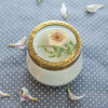Accent Pressed Floral Candle - Vanilla Rain