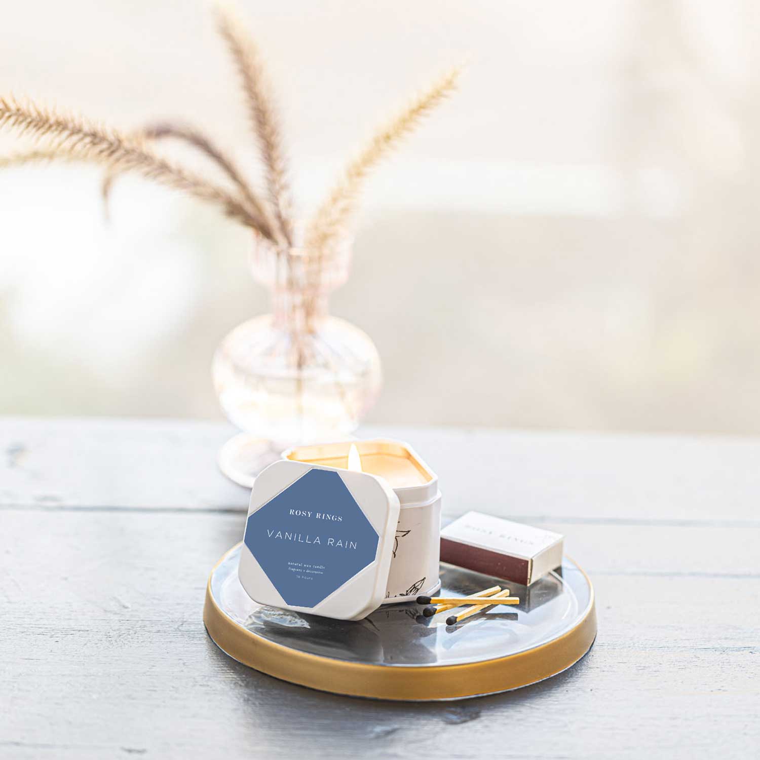 Petite Tin Candle - Vanilla Rain