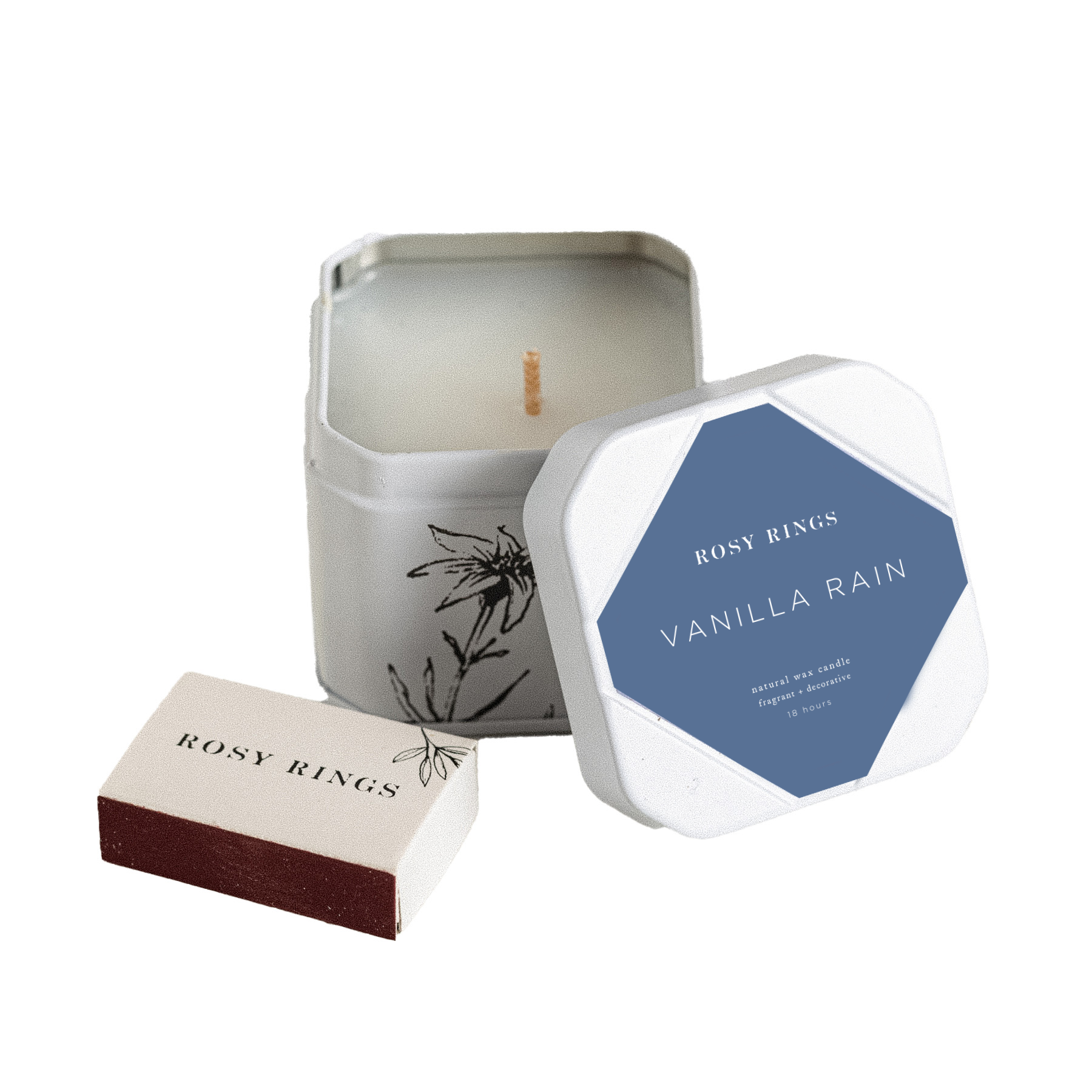 Petite Tin Candle - Vanilla Rain